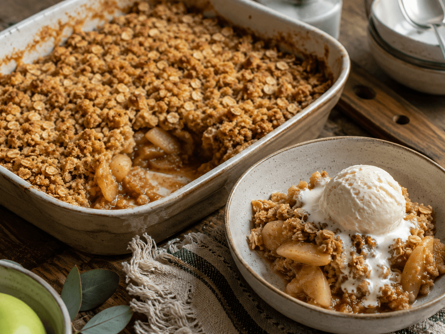 Cinnamon Apple Crisp