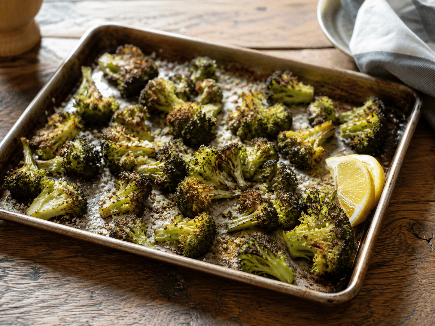 Crispy Parmesan Roasted Broccoli