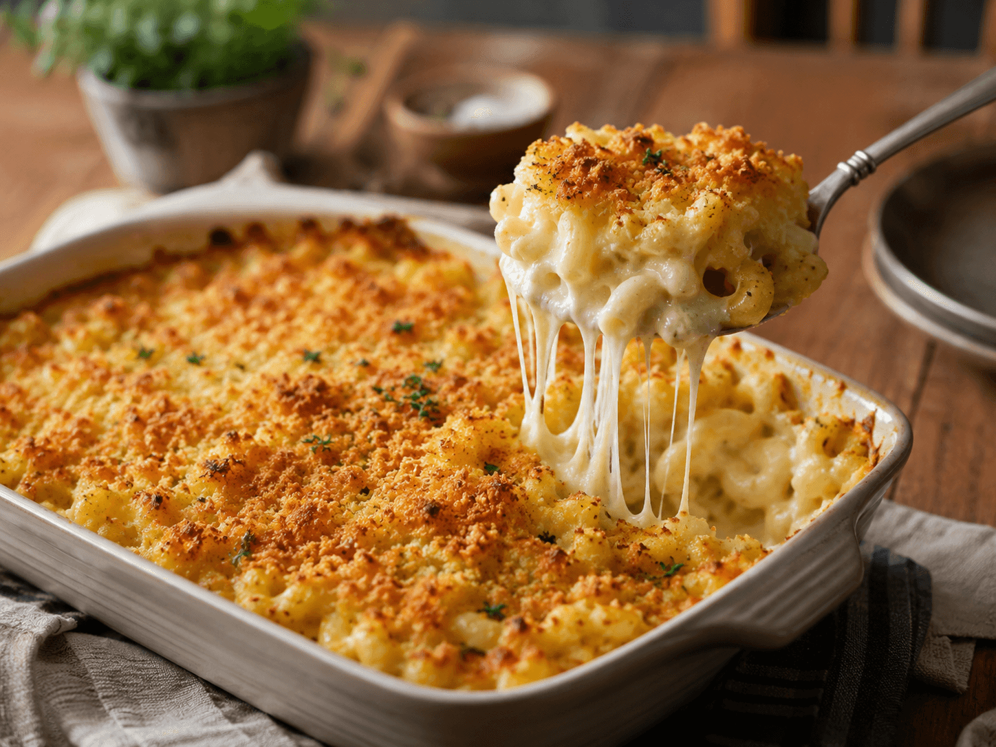 Golden Baked Mac and Cheese