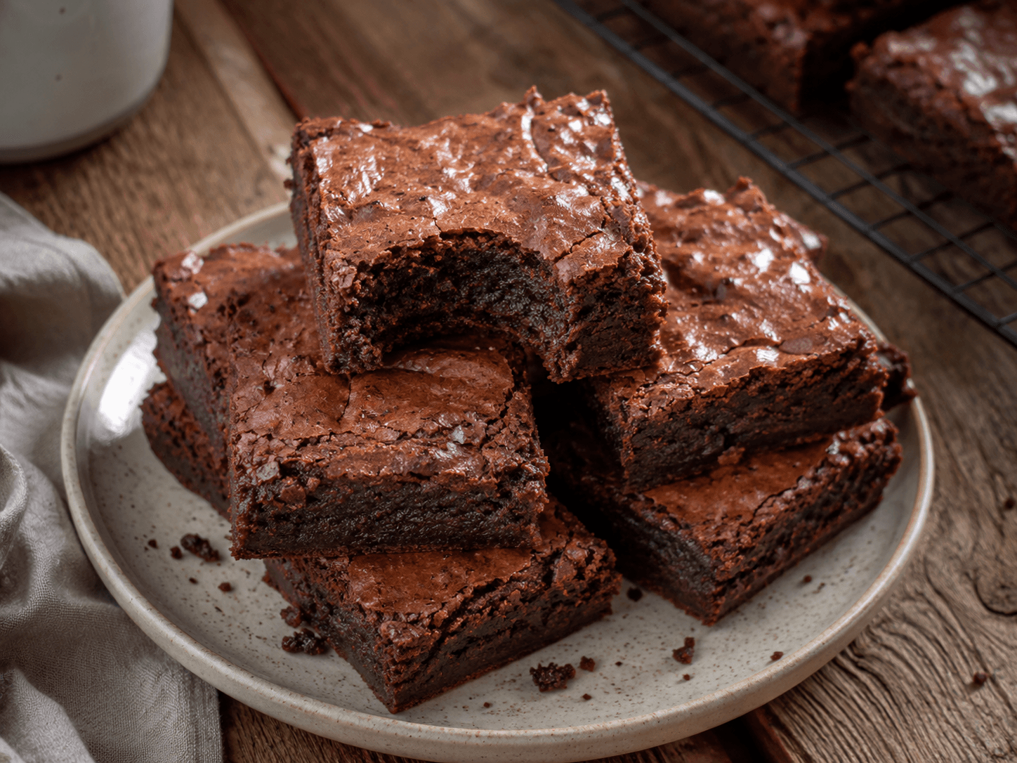 One-Bowl Fudgy Brownies