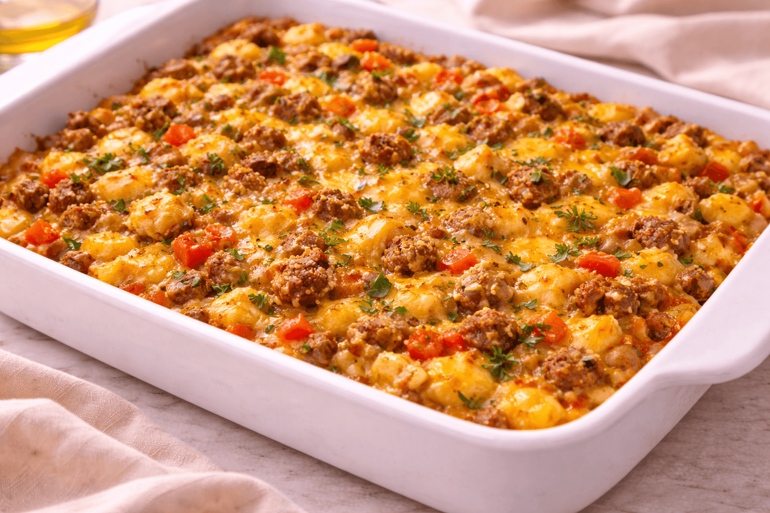 Easy Cheesy Breakfast Casserole