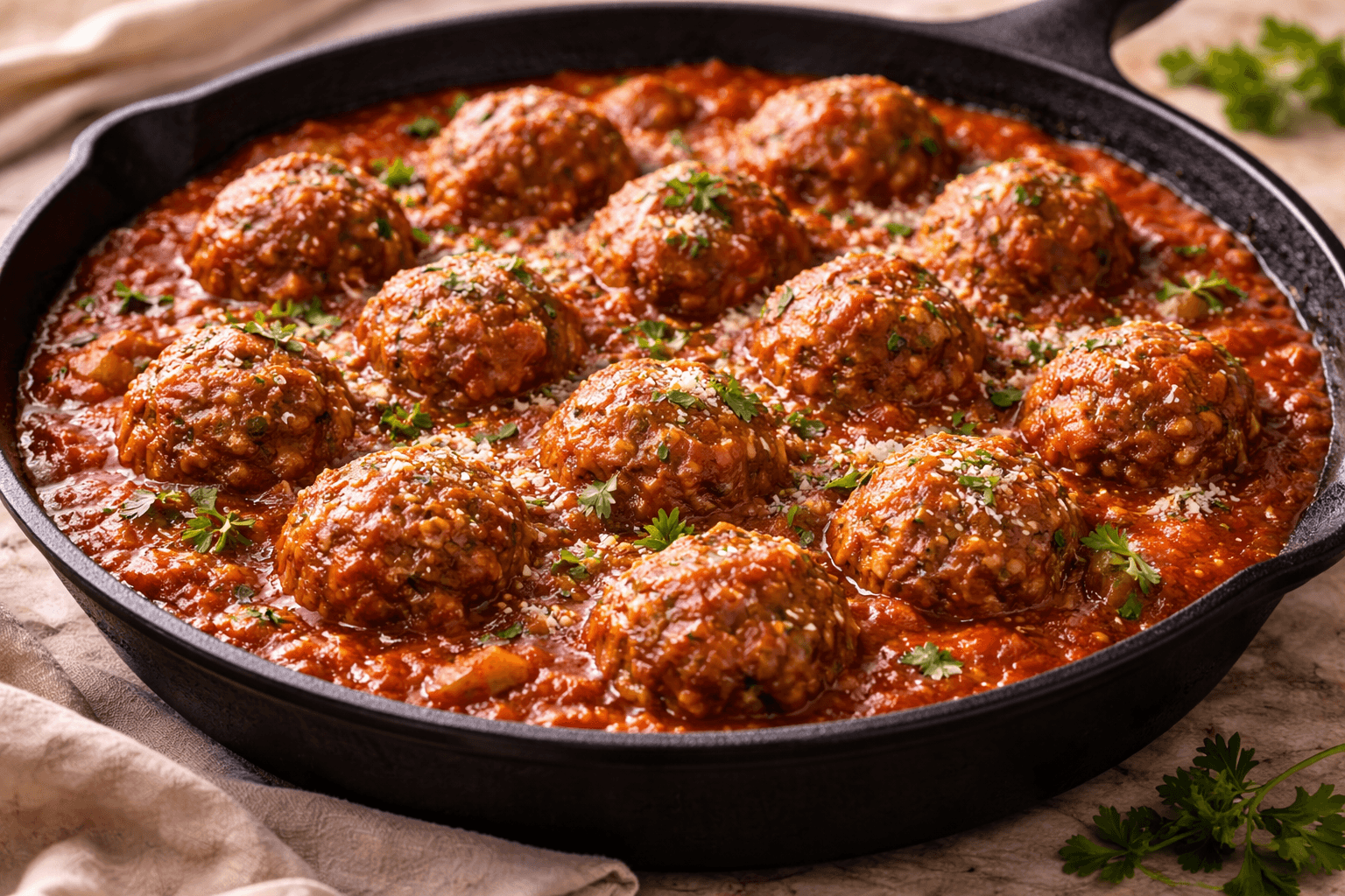 Meatballs and Sauce